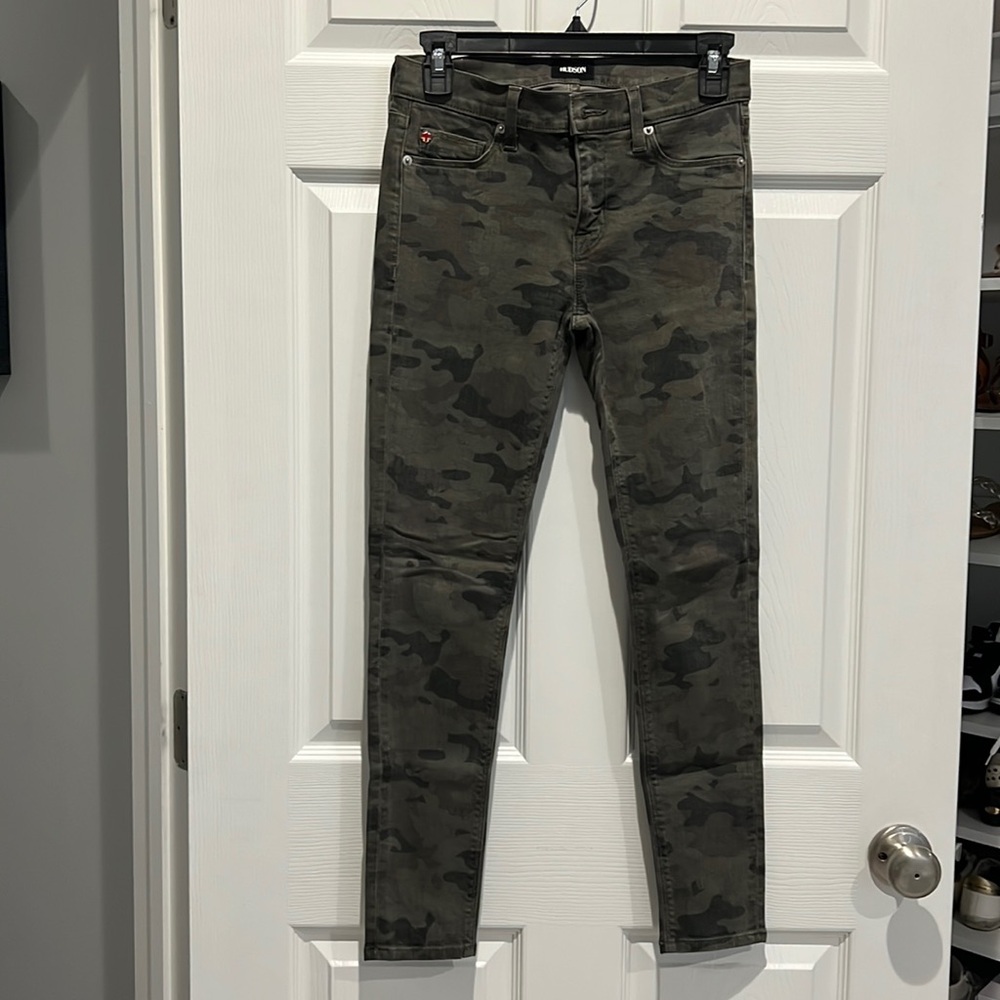 Hudson camo print jeans